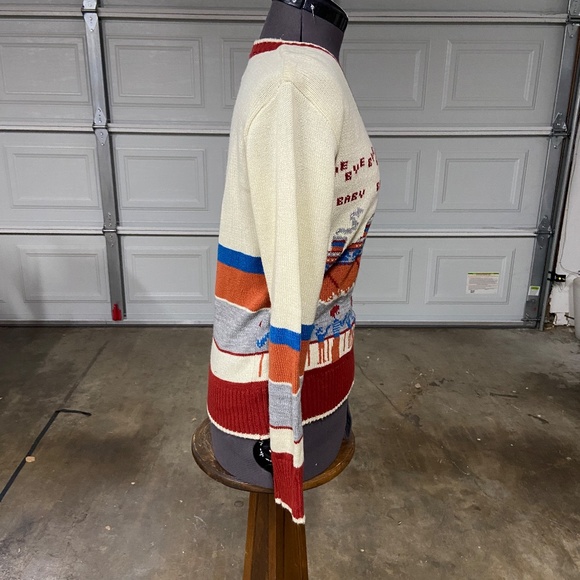 Vintage Collageman Cruiseship Sweater Unisex Size Small - Picture 3 of 5